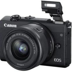 Online Canon EOS M200 Mirrorless Digital Camera with 15-45mm Lens (Black) and Video/Vlogging Bundle. Includes: SanDisk 64GB Ultra SDXC Memory Card, 50†Professional Tripod, 6.5†Tabletop Tripod, and Much More.