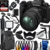 Best Fujifilm X-T4 Mirrorless Camera with 16-80mm Lens (Black) + SanDisk 128GB Extreme Pro SDXC, Deluxe Camera Backpack, Lightweight 72â€ Tripod, LED Video Light & Much More (36pc Bundle)