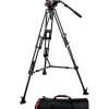 Clearance manfrotto 504HD Head w/536 3-Stage Carbon Fiber Tripod System