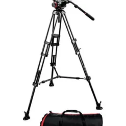 Clearance manfrotto 504HD Head w/536 3-Stage Carbon Fiber Tripod System