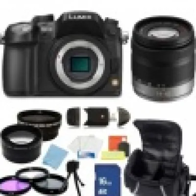 Hot Panasonic Lumix DMC GH3 16.05 MP Digital camera Black with G Vario 14 42mm f/3.5 5.6 Asph. / MEGA O.I.S. Lens + Accessory Bundle