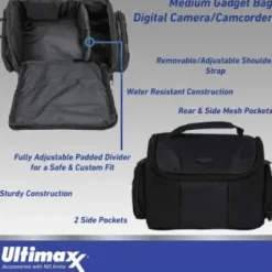 Hot Ricoh WG-6 Digital Camera (Black) + SanDisk 128GB Extreme Pro SDXC, Selfie-Stick, Water-Resistant Gadget Bag, â€œGripsterâ€ Tripod & More (21pc Bundle)
