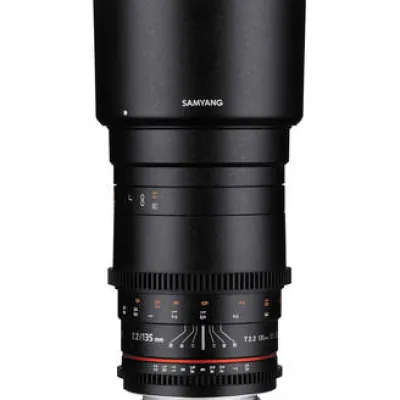 Fashion Samyang 135mm T2.2 AS UMC VDSLR II Lens for Nikon F Mount
