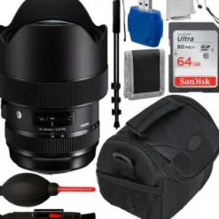 Hot Sigma 14-24mm f/2.8 DG HSM Art Lens for Canon EF with Accessory Bundle