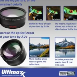 New Sony FE 24mm f/2.8 G Lens with Essential Accessory Bundle: Multi-Coated UV Filter, 0.43x Wide-Angle & 2.2x Telephoto Lens Attachments & Much More (16pc Bundle)