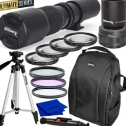 Discount Ultimaxx High-Power 500mm/1000mm f/8 Manual Lens for Nikon Z-Mount Mirrorless Cameras and Accessory Bundle